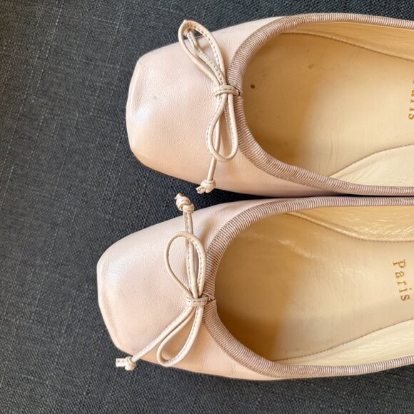 Louboutin leather ballet flat - Picture 4 of 6